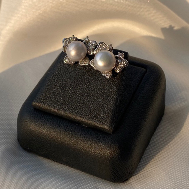 Krabi andaman pearl ต่างหูไข่มุกเอดิสัน