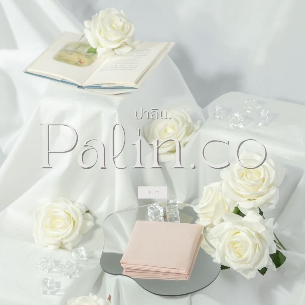 Palin.co | ผ้าเช็ดหน้า A ผ้าฝ้าย คอตตอน100% ขนาด 43x43 ซม เฉดสีไทย - รูปที่ 3