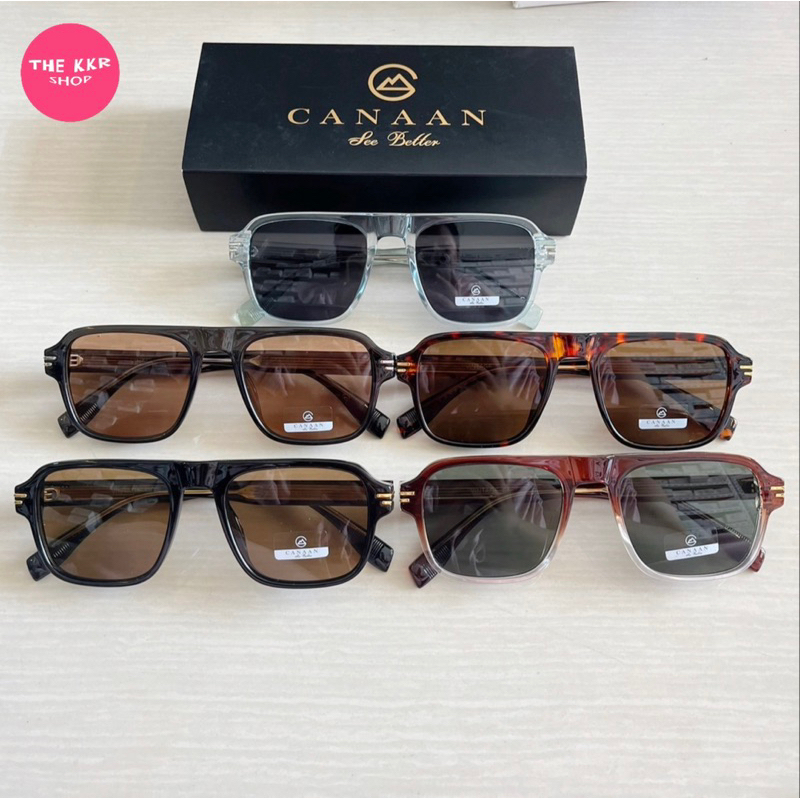 Canaan Sunglasses แว่นกันแดด Vintag S5425 ป้องกันแสงแดดจ้า ใส่ไ้ทุกเพศ ทุกโอกาส
