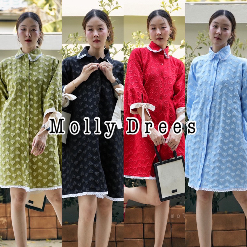 Molly Heart dress (690.-) หลงรักสุดๆงับ ☙ ♡ น่ารักละลายยยเลยย