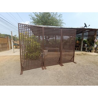 ระเเนงไม้สูง 180 ซม. รั้วระเเนง ระเเนงไม้สำเร็จรูป รั้วไม้ พ…