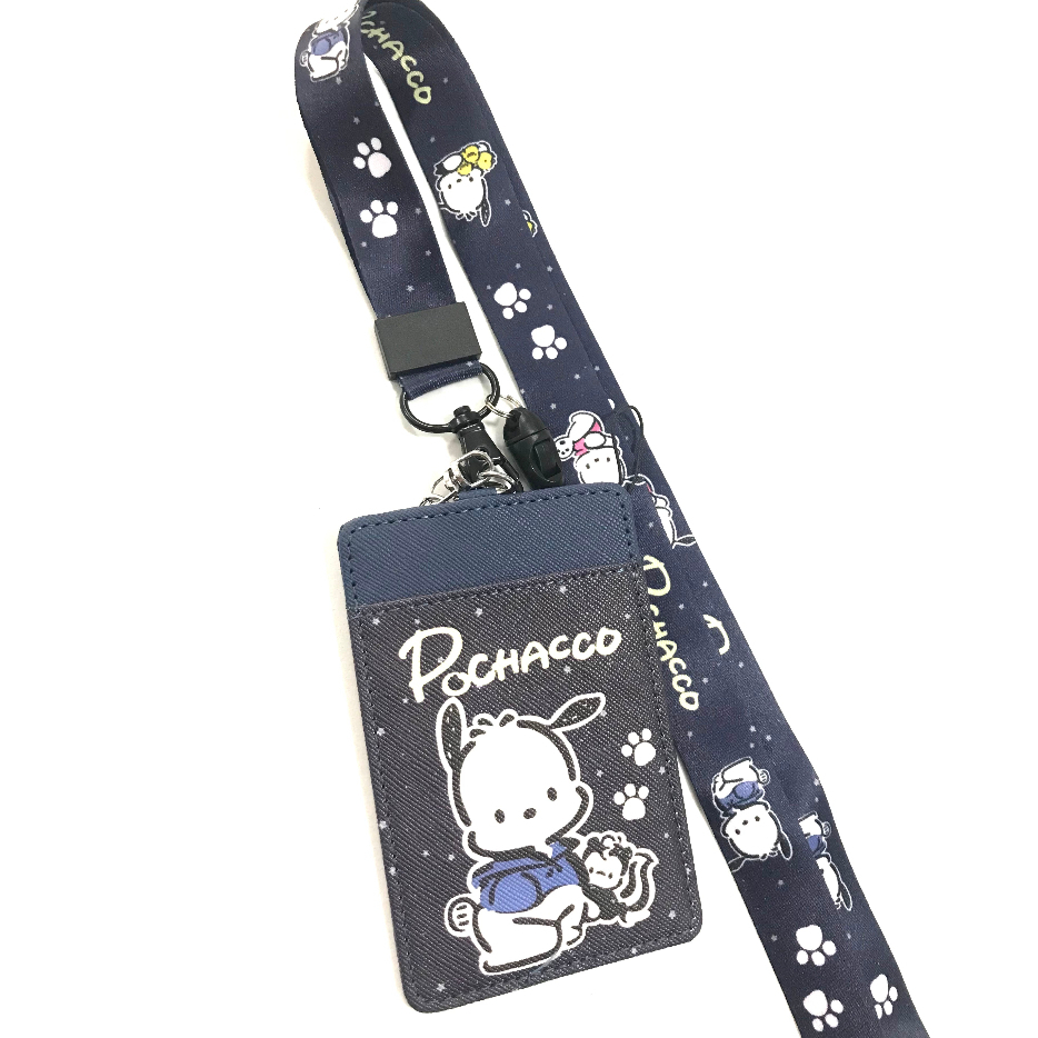 POCHACCO B1T  ที่ใส่บัตร  พร้อมสายคล้องคอ ลาย PCC  B1 T  งานดี สวยงาม MANOPNEST SHOP