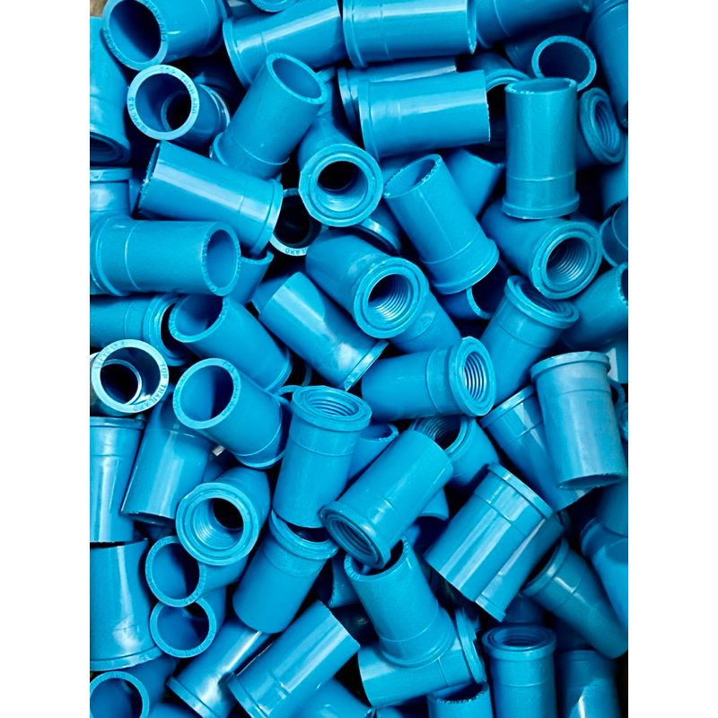 (แพ็ค50/100ตัว)1/2”ข้อต่อตรงเกลียวในPVC ขนาด 4หุน ตรา TOP