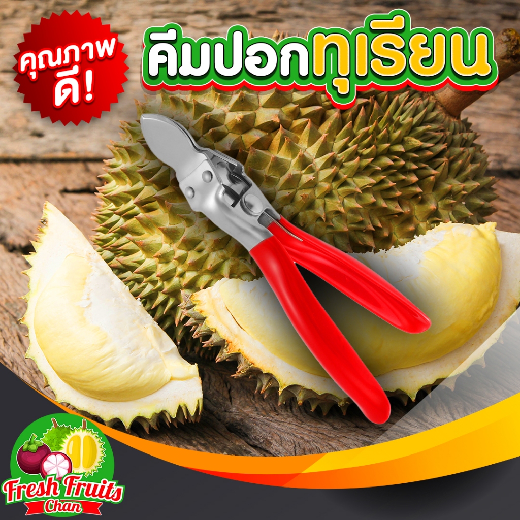 💥ส่งฟรี‼️👍🏻ที่ปอกทุเรียน✨คีมปอกเปลือกทุเรียน🌟วัสดุแข็งแรง✅คุณภาพดี