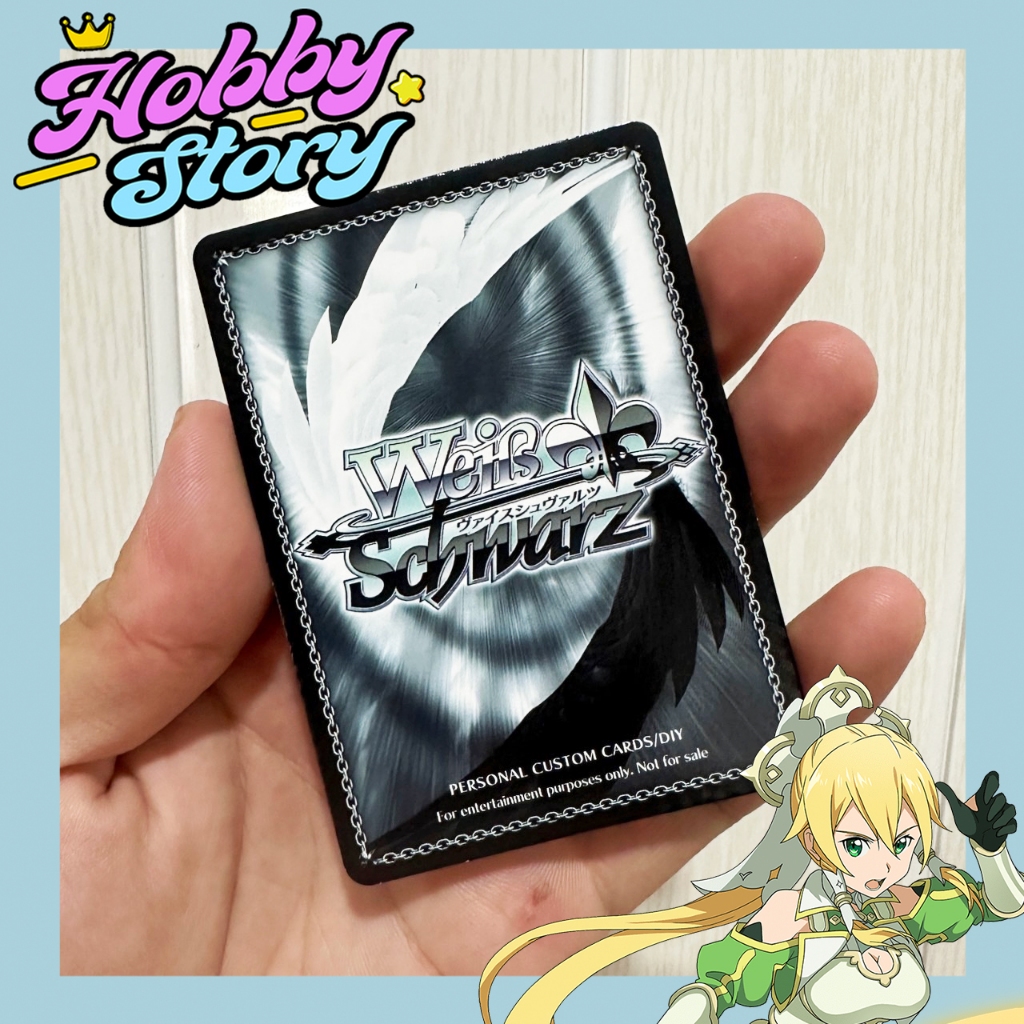 HOBBYSTORY   การ์ดแฟนเมด Kirigaya Suguha (Leafa) จาก Sword Art Online ปั้มทองลายเซ็น Weiss Schwarz ราคา ถูกที่สุด ดีลบีเคเค แกลเลอรีภาพที่ 3