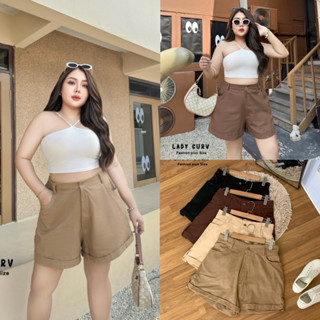 (LC) กางเกงยีนส์ขาสั้น ปลายขาเบิ้ล ผ้ายีนส์คอตตอน แต่งกระดุม…