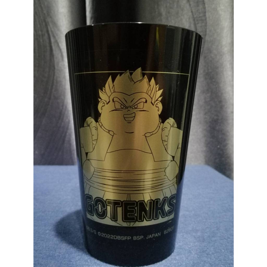 แก้วพลาสติก Ichiban KUJI Dragon Ball VS Omnibus BEAST GOTENKS tumbler ขนาด กว้าง 8 cm. สูง 13 cm.