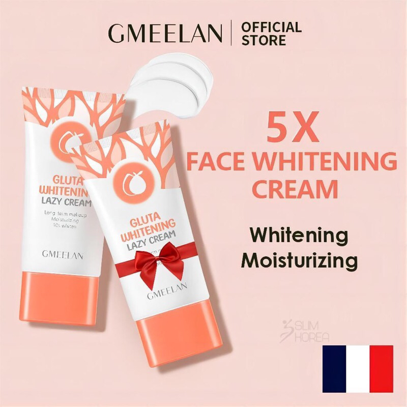 🌼PPShop🌼❤️พร้อมส่ง🧁Gmeelan Gluta Whitening Lazy Cream Moisturizer Sunscreen มอยเจอร์ไรเซอร์ ครีมบําร