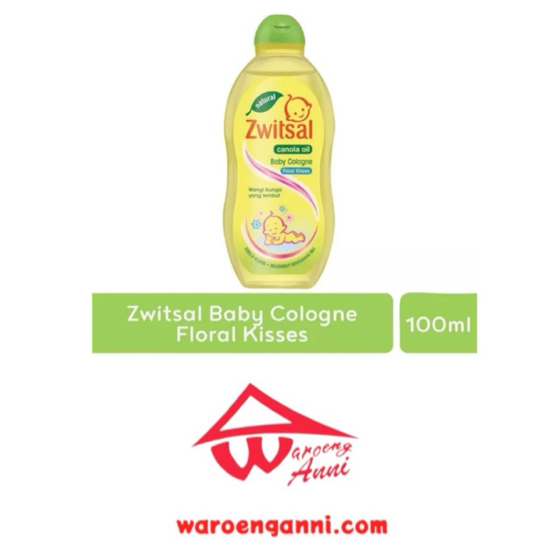 INDONESIA ZWITSAL BABY COLOGNE FLORAL KISSES CANOLA OIL 100ml