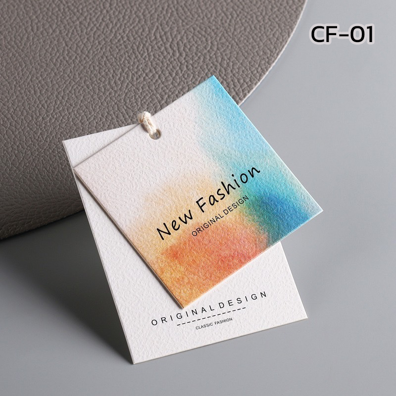 COLORFULL ป้ายห้อยเสื้อ, ราคา, สินค้า, แท็ก, Price Tag 50 ชิ้น CF
