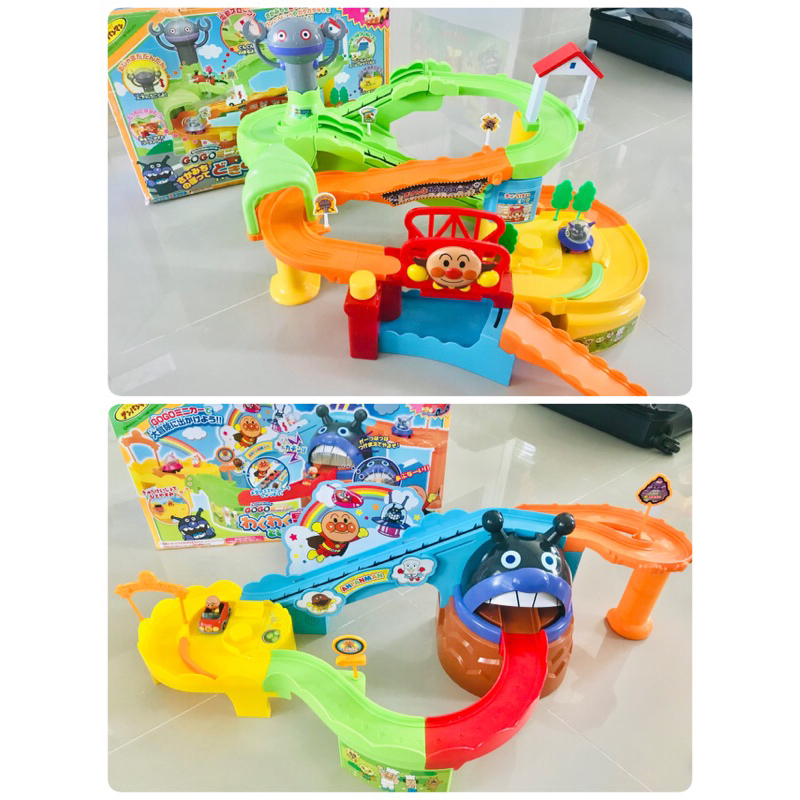 รางรถเหล็กอันปังแมน Anpanman Museum series GOGO minicar exciting adventure drive Tobidase! Germs lik
