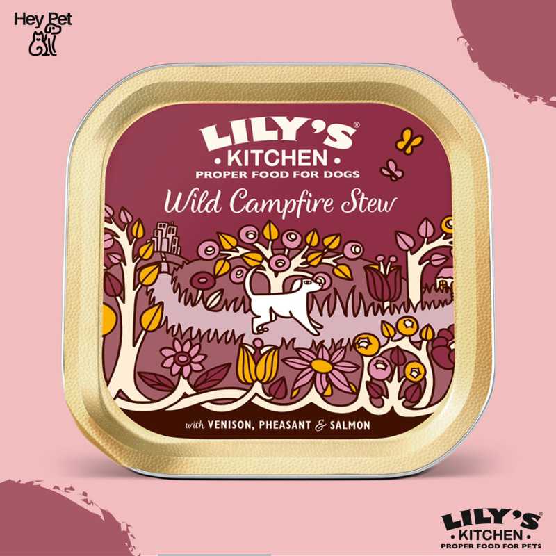 พร้อมส่ง Lily's Kitchen Dog Wet Food อาหารเปียกสำหรับสุนัข รส Wild Campfire ขนาด 150g