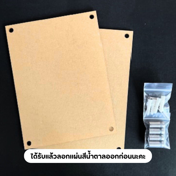 ป้ายอะคริลิคติดผนัง 5 ขนาด ขนาด A1 / A2 / A3 / A4 / A5 พร้อมหมุดลอย มีแถม พุกพลาสติก และน็อตเกลียวในชุด - รูปที่ 2