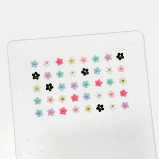 จิวหูเกาหลี Oh! Flower Size S ก้านแสตนเลสเกรดเครื่องมือแพทย์ Surgical Stainless Steel (เปลี่ยนก้านไม่ได้**)