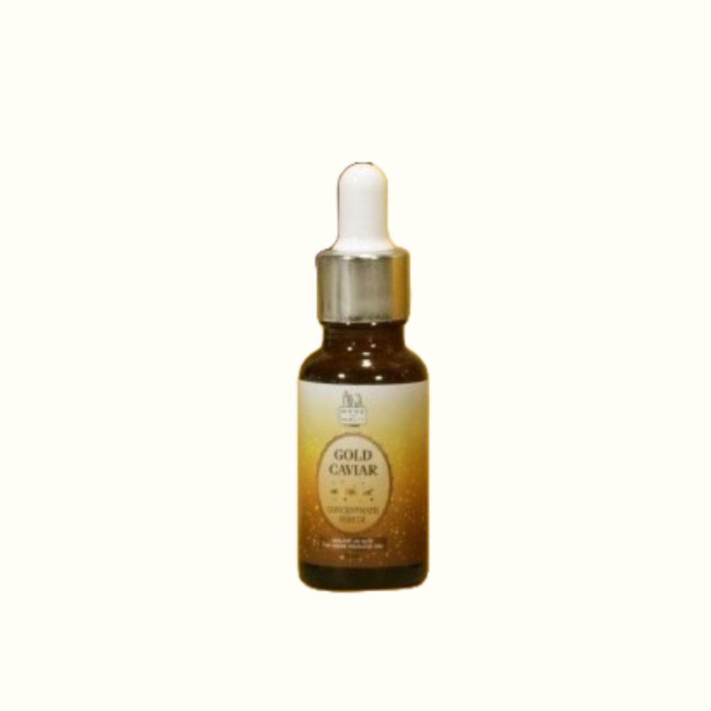 (ขวดเล็ก) Amado gold caviar concentrate serum อมาโด้ โกลด์ คาร์เวียร์ คอนเซนเทรท เซรั่ม  15ml.