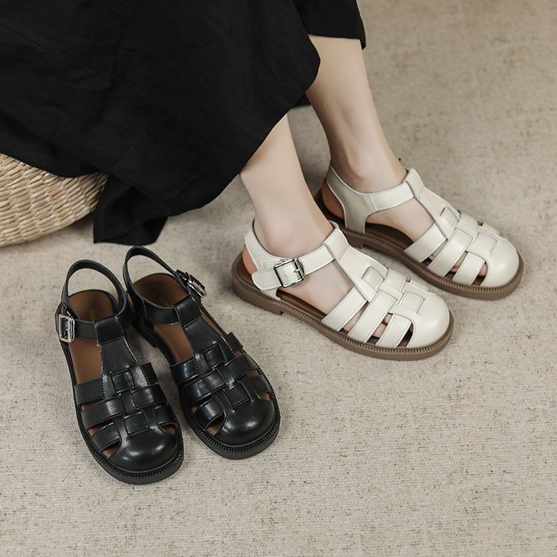 New❤รองเท้าแตะลําลอง รองเท้าโรมัน สไตล์โรมัน แฟชั่นฤดูร้อน สําหรับสตรี สบายตัว Size35-40