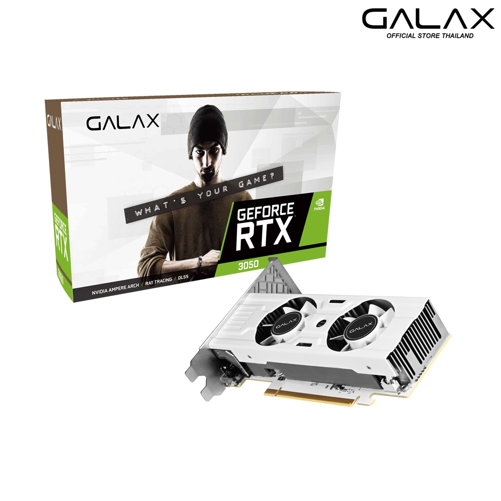 VGA GALAX RTX 3050 6GB LP White GDDR6 96BIT