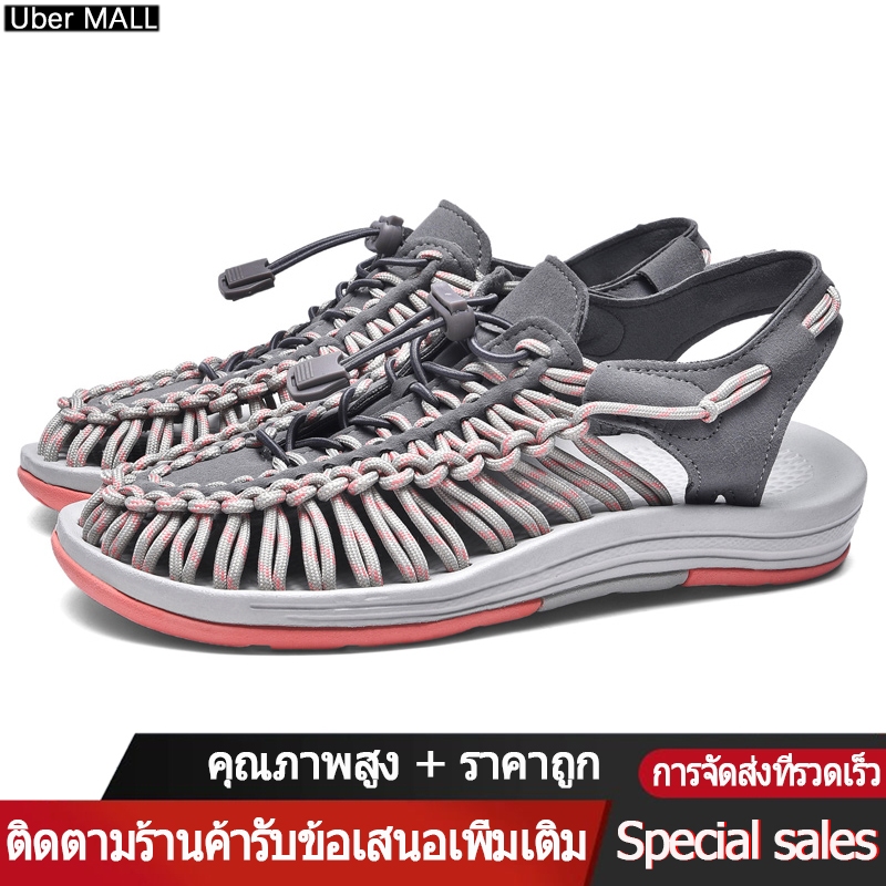 uber-ไทย ส่ง- แบรนด์ Keen รองเท้าแตะชายหาดสําหรับผู้ชายยามว่าง 2024 ขนาดระบายอากาศ Size 35-44