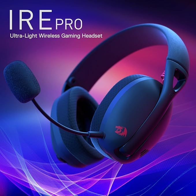 REDRAGON H848 IRE PRO  GAMING HEADSET  7.1 Surround Sound 3 Modes-BT5.0/2.4G/Type-C