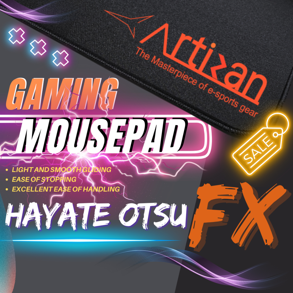 [พร้อมส่ง] ARTISAN Hayate Otsu FX แผ่นรองเมาส์เกมมิ่ง Gaming Mousepad Size M / L / XL / XXL