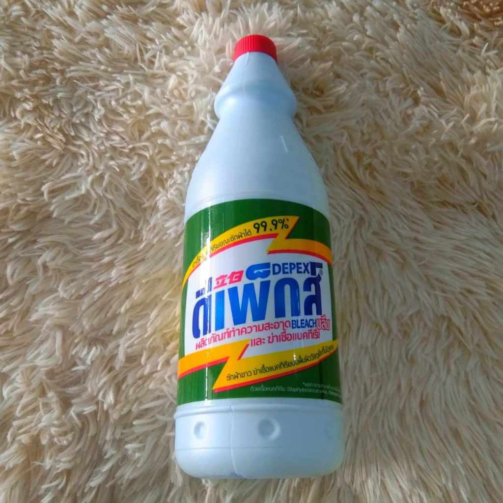 Depex ดีเพ็กส์ไทย ไฮเตอร์มาเลย์ มีอย.1ลัง24ขวดขนาด500ml.น้ำยาซักผ้าขาวขจัดคราบฝั่งแน่น
