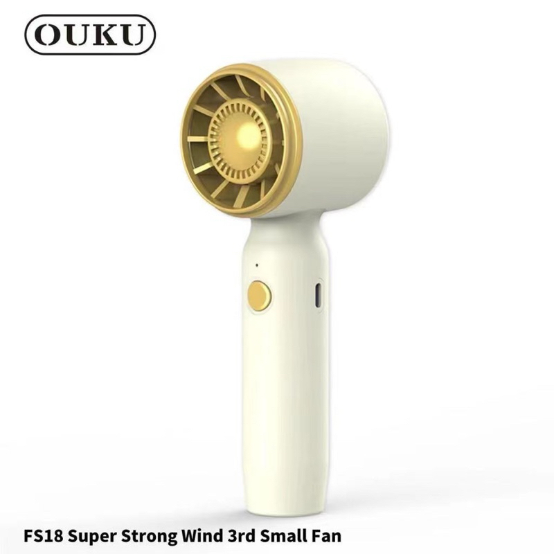 OUKU Mini พัดลมพกพา พัดลม USB ชาร์จแบบพกพา ขนาดเล็ก พัดลมเล็กๆในมือ มันเรียบง่ายและสวยงาม