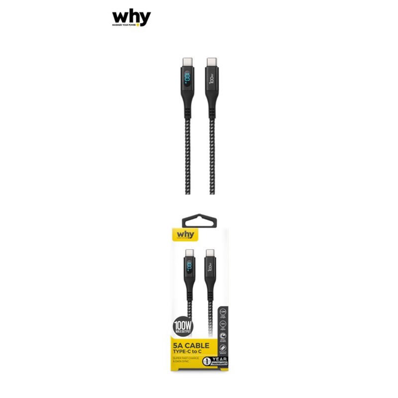 สายชาร์จ Why Sigmaแท้ 100W