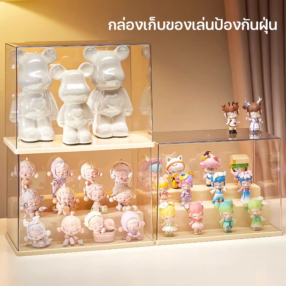 ตู้ใส่โมเดล ชั้นวาง art toy ตู้เก็บของกันฝุ่น ดีไซน์สวยงาม ทันสมัย ง่ายต่อการจัดเก็บ วางเป็นชั้นๆ สว