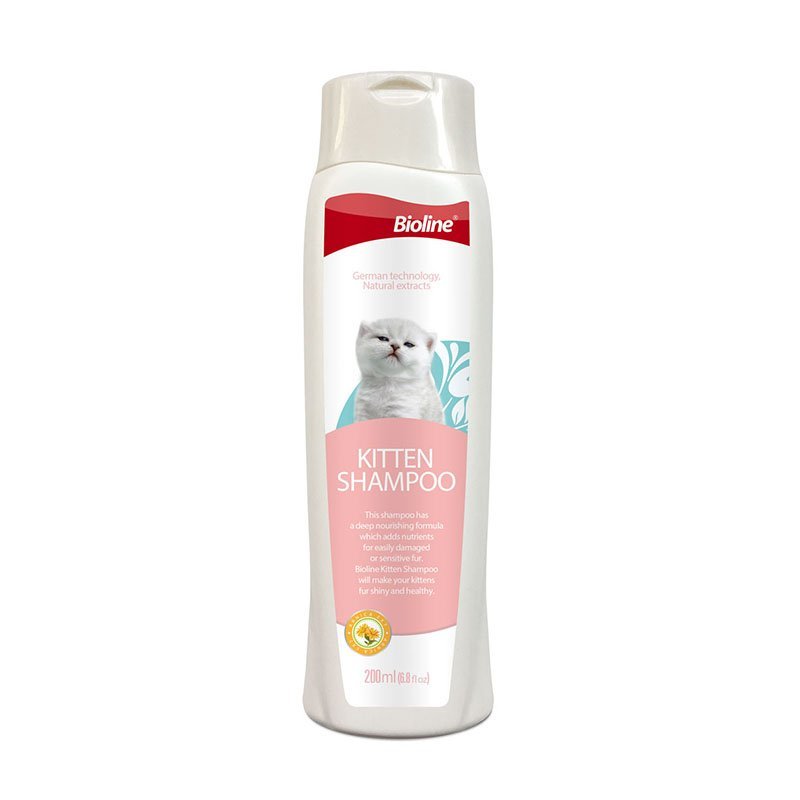 Bioline Kitten shampoo แชมพูแมว สำหรับลูกแมว หรือแมวผิวบอบบาง(2385)