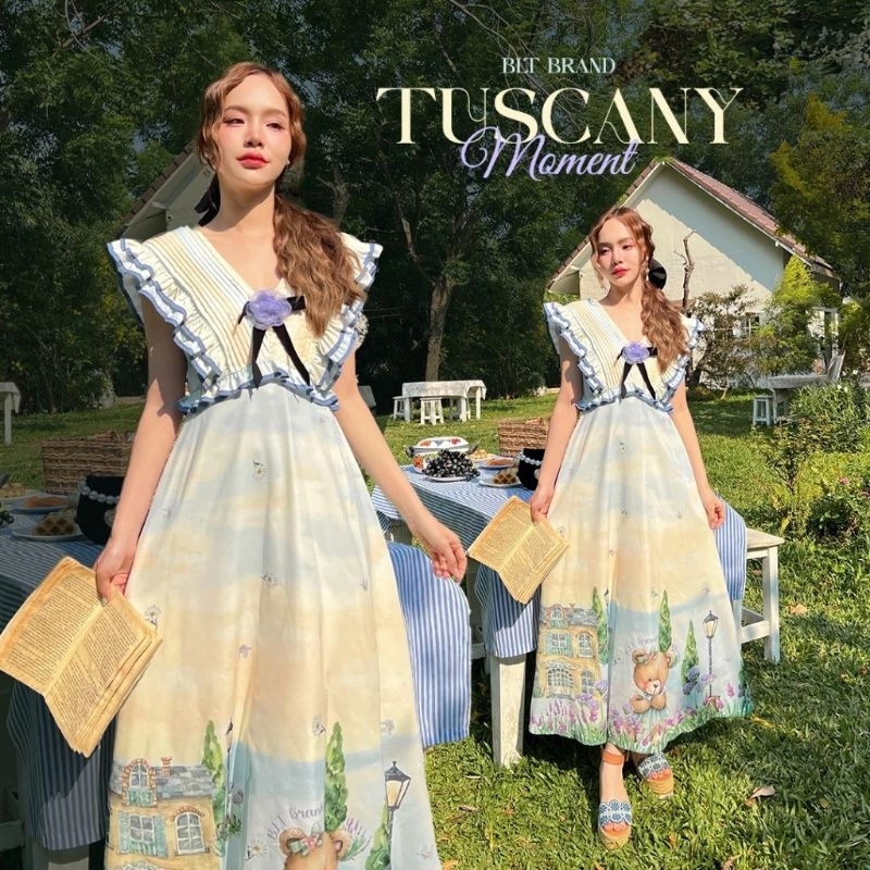 BLT BRAND : TUSCANY MOMENT MAXI DRESS