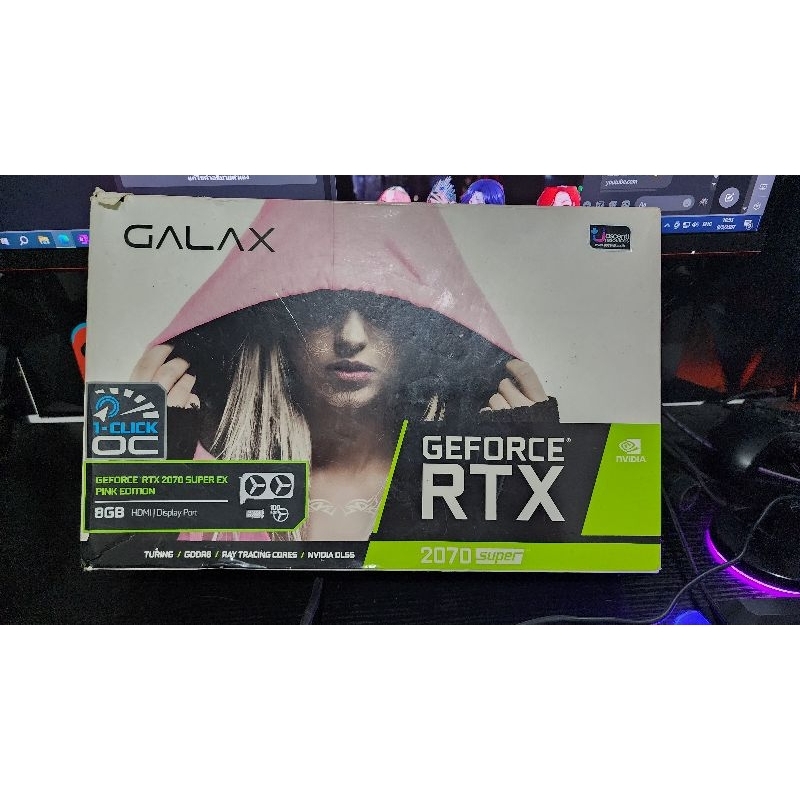 การ์ดจอ GALAX NVIDIA RTX 2070 SUPER PINK EDITION