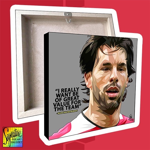 กรอบรูป POP ART "Ruud Van Nistelrooy" Manchester united แมนยู