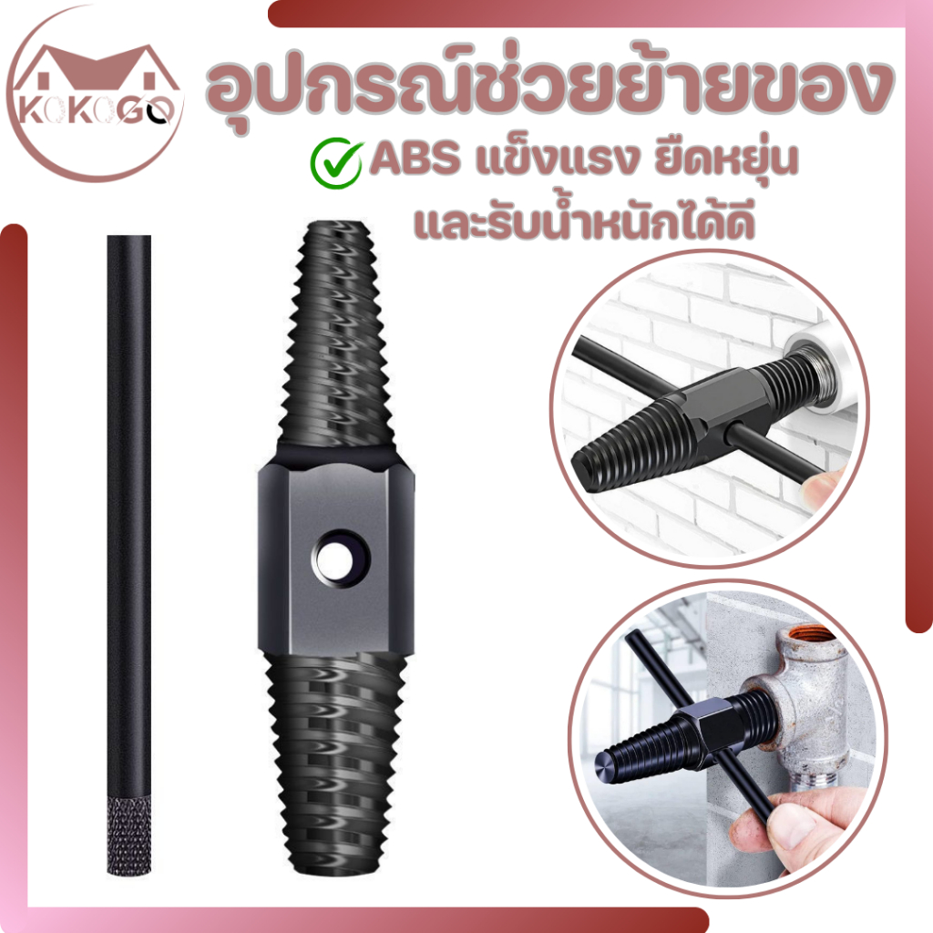 ประแจถอดเกลียวซ้าย เปลี่ยนท่อน้ำ ก๊อกหัก ถอนเกลียวก๊อกน้ำที่หักคารู ถอนสกรู ถอดน็อคเสีย เกลียวหวาน