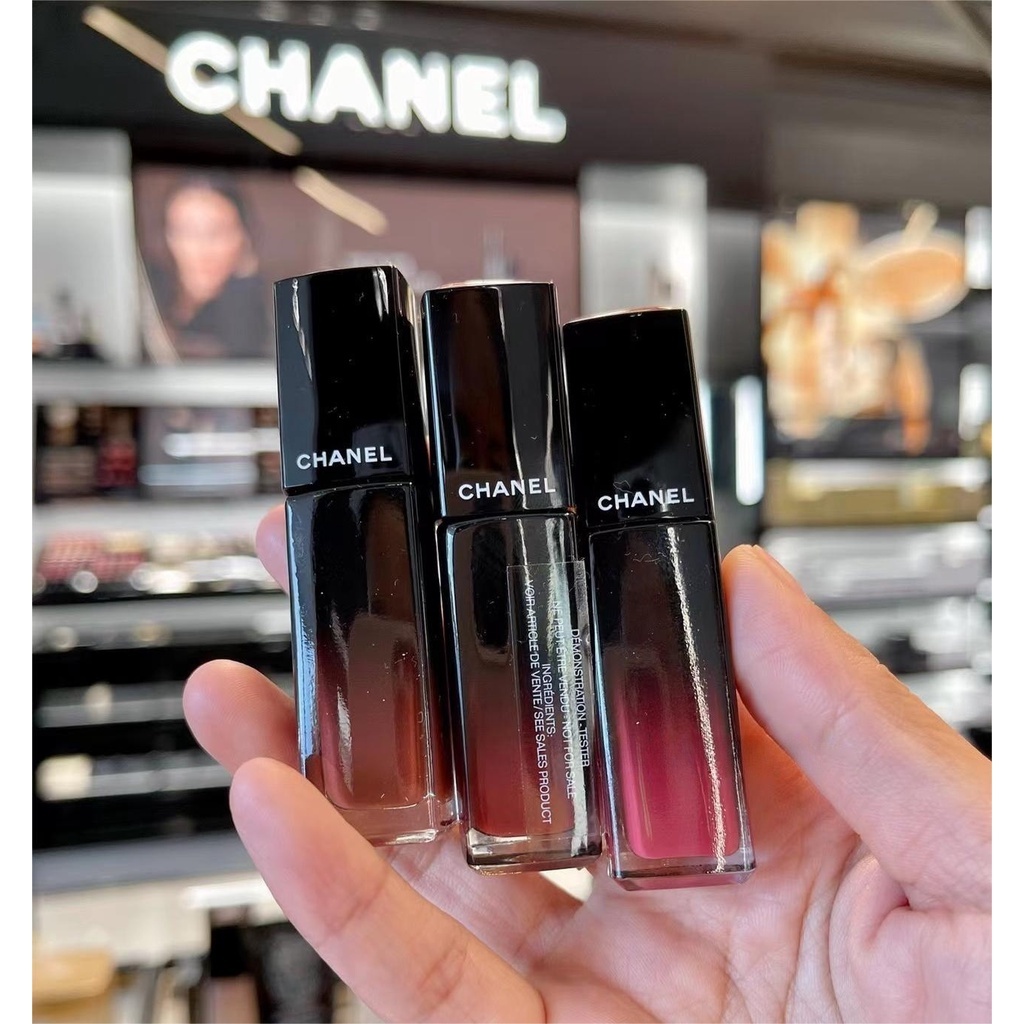 【ปลอดภาษี】CHANEL ROUGE ALLURE LAQUE ULTRAWEAR SHINE LIQUID LIP COLOUR 5.5ml Liquid Lipstik 62/63/64/80