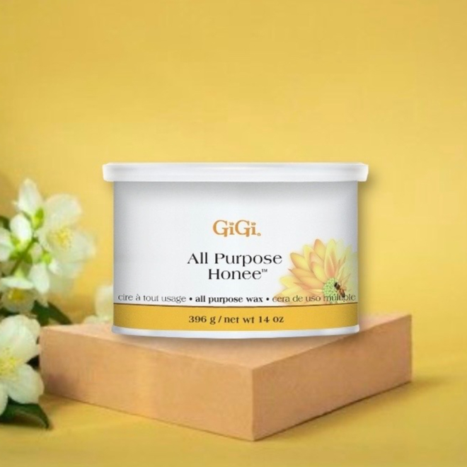 GiGi All Purpose Honee Wax ออล เพอร์โพส ฮันนี่ (ใช้ร่วมกับแถบผ้า แว็กสำหรับมืออาชีพ) นำเข้าจากอเมริกา (0330)