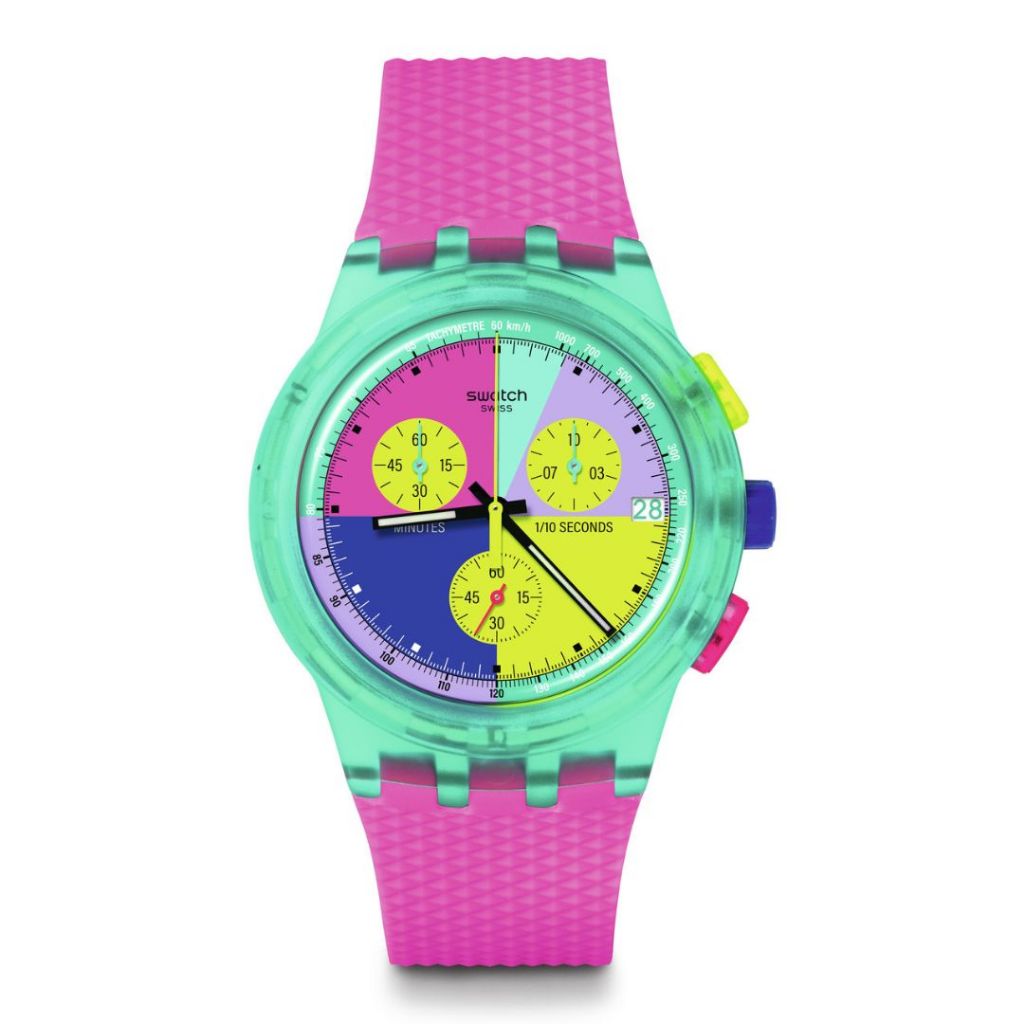 Swatch นาฬิกาผู้หญิง SWATCH NEON FLASH ARROW รุ่น SUSG408