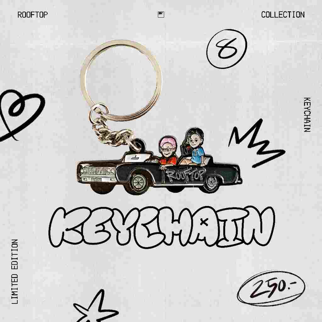KEYCHAIN : ROOFTOP (พวงกุญแจเหล็ก Rooftop)