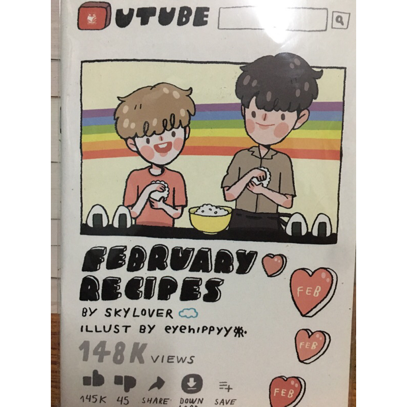  February recipes by sky lover illus : eye hippy