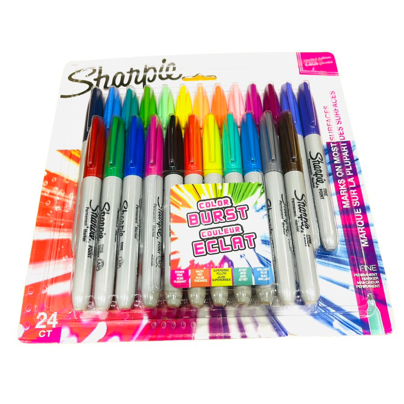 “Sharpie” ปากกามาร์คเกอร์ Fun color (ชุด/24 สี)