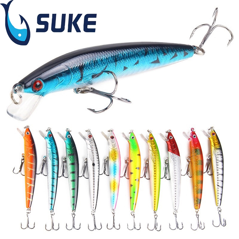 SUKE เหยื่อตกปลาไบโอนิคปลอม แบบแข็ง ขนาด 9.5 ซม. 8.5 กรัม