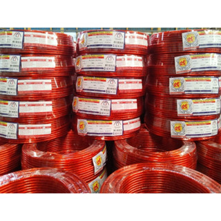 สายแบตทองแดงแท้100% RED LIONสายแบตรถยนต์(1ชิ้น=ความยาวเมตร)📌…