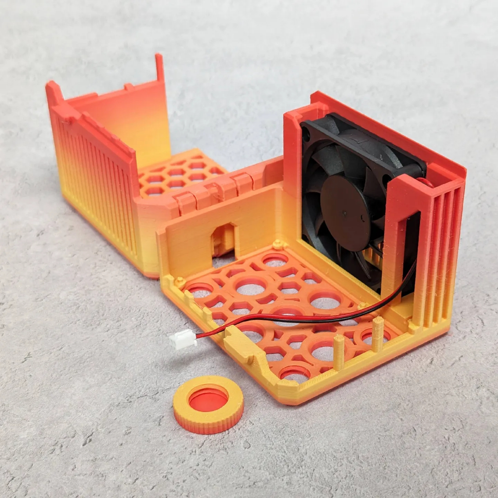 Fan Block Raspberry Pi 3/4/5 Cases (NO fan included)