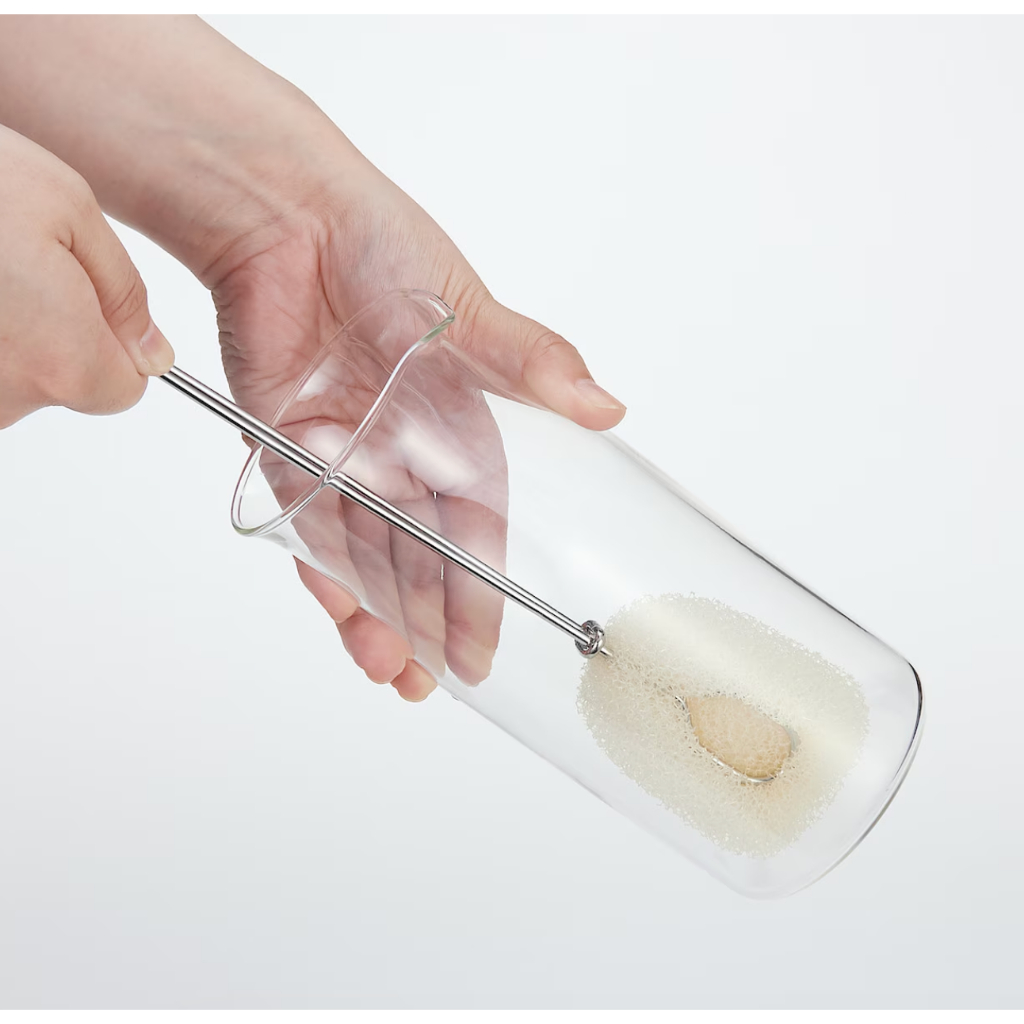 MUJI ฟองน้ำ ล้างขวด เหมาะสำหรับล้างขวดนมเด็ก ทำความสะอาดพร้อมที่จับ – MUJI Sponge with Handle มูจิ ราคา ถูกที่สุด ดีลบีเคเค แกลเลอรีภาพที่ 6