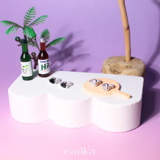 earika.earrings - mabel heart collection รวมต่างหูห่วงหัวใจสีหวาน หลากสี ผิวแพ้ง่ายใส่ได้