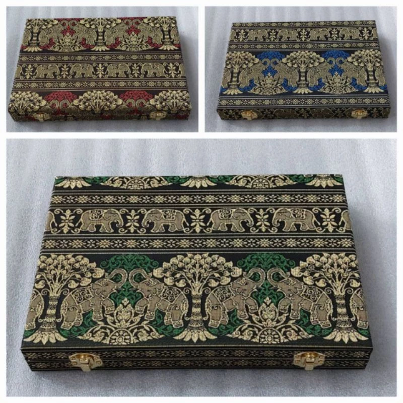 กล่องใส่พระกันกลิ้งกล่องรองฟองนำ้สูงขนาด20*29*4เซน กล่องใส่พระ ใส่เหรียญ งานไม้MDF sหุ้มหนังแบบต่างๆ