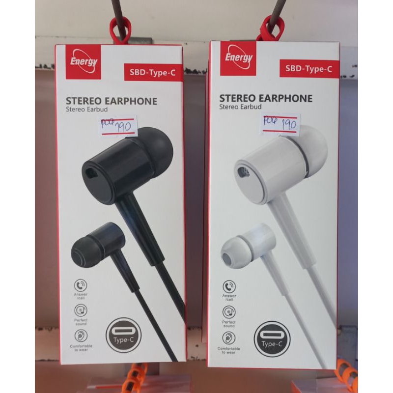 หูฟัง SBD & Type-c  Energy