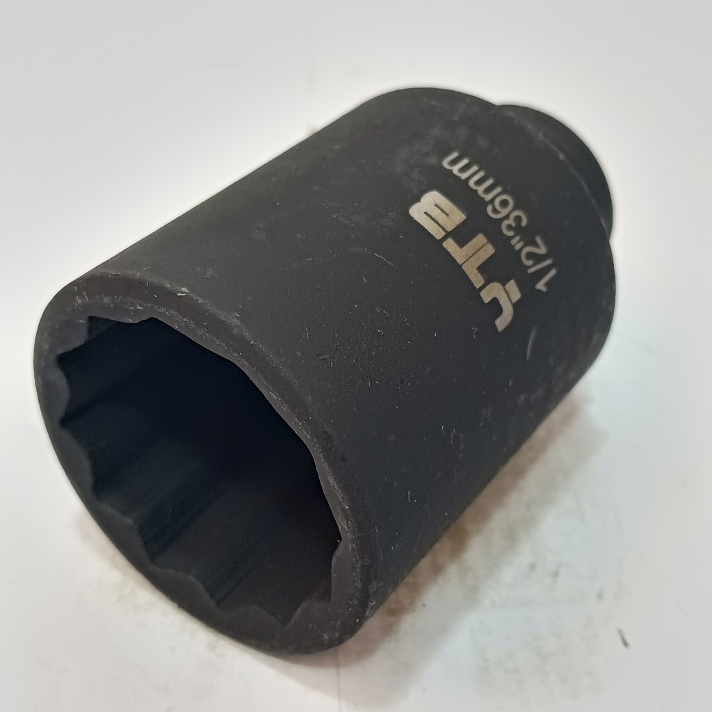 ลูกบล็อกยาว บล็อกลม 1/2"(4หุน) เบอร์ 36 มม. รุ่นงานหนัก(IMPACT SOCKET) 12 เหลี่ยม