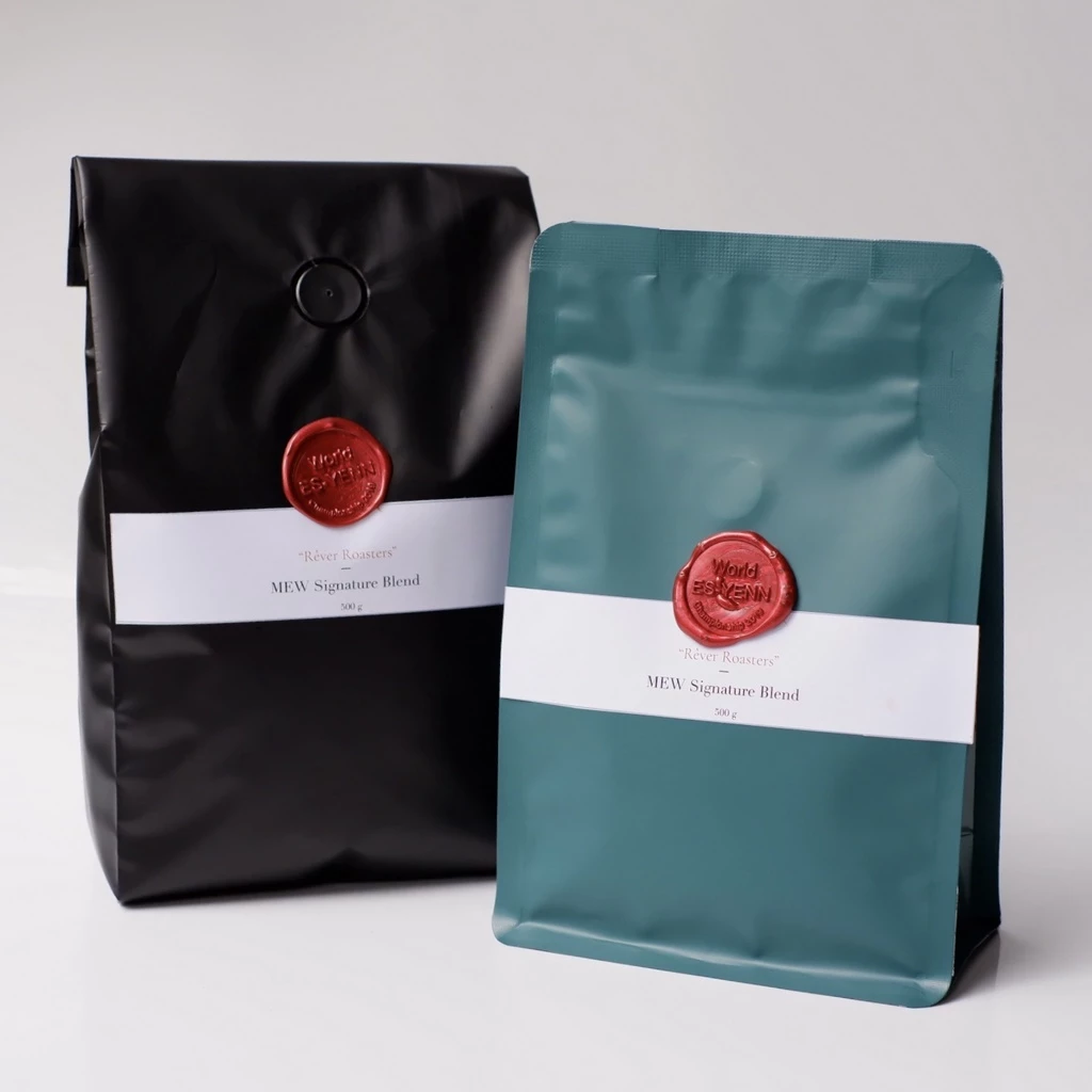 Rêver Roaster | ขายดี! เมล็ดกาแฟ Mew Blend เบลนนอก คั่วกลางค่อนเข้ม | Signature Blend