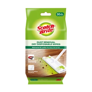 3M สก๊อตช์-ไบรต์ ผ้าเช็ดพื้นชนิดเปียก ผ้าถูพื้น สำหรับ อีซี่ สวีปเปอร์ Floor Wet Wipes