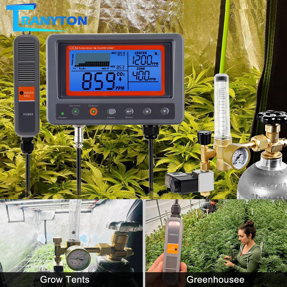 CO2 Controller รับประกัน CO2 Controller เครื่องตรวจเช็คและควบคุมการปล่อยคาร์บอนอัตโนมัติ ควบคุมการเป